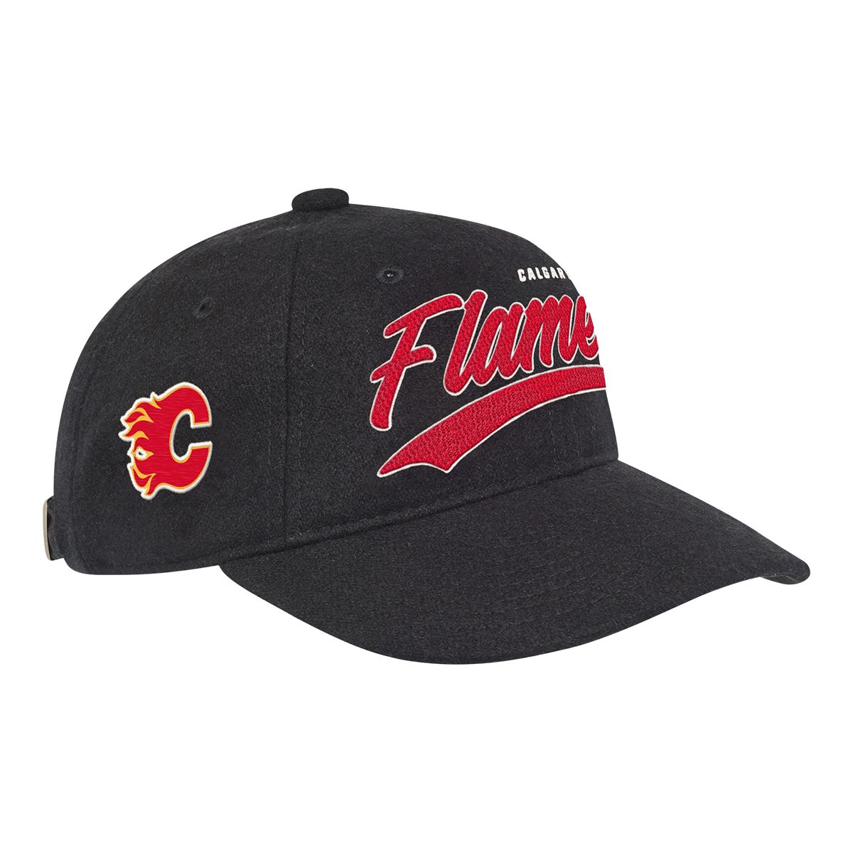 Youth Calgary Flames Outerstuff Legacy Wooly Dad Cap