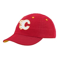 Infant Calgary Flames Outerstuff Slouch Cap Front_Three_Fourths_Angled_Left