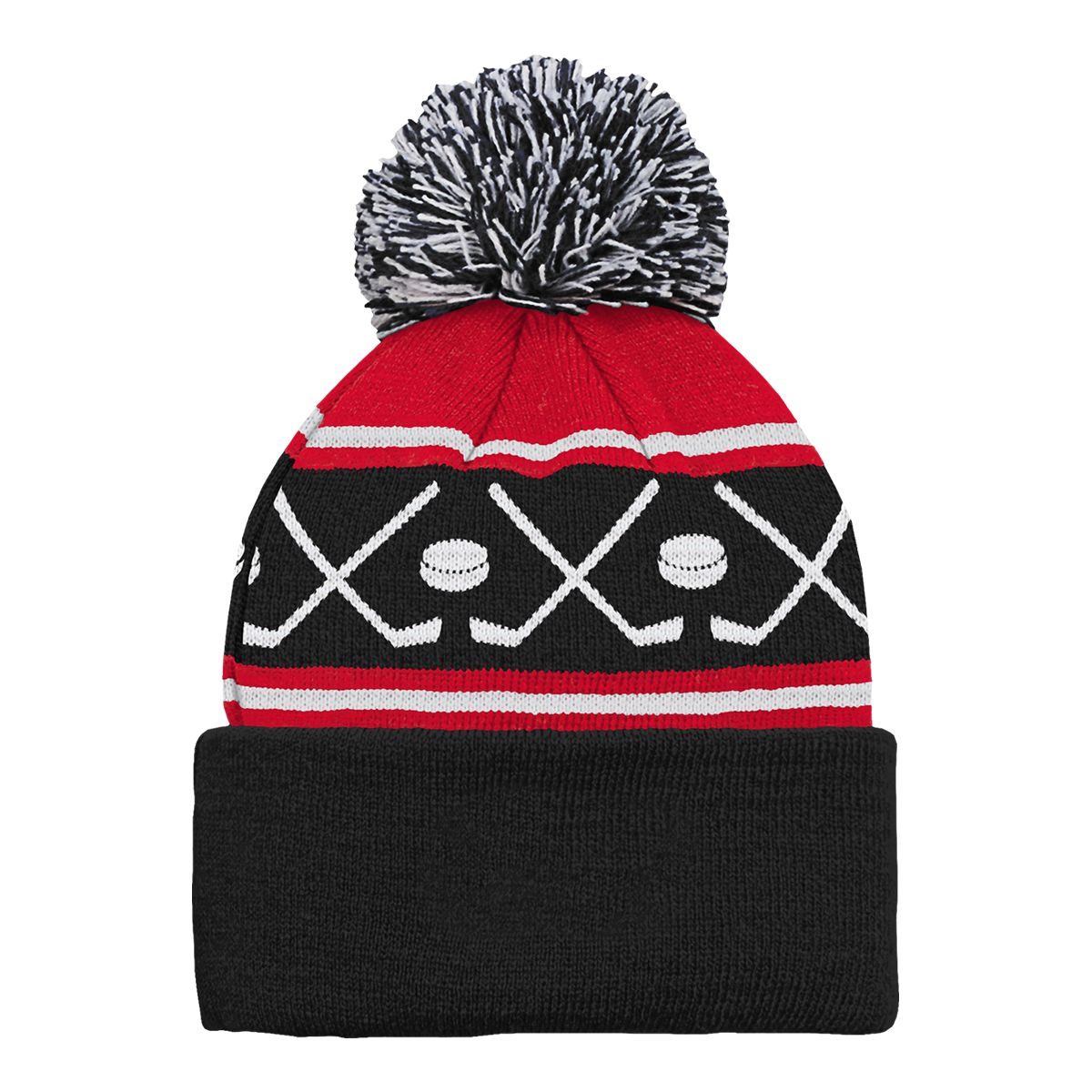 Ottawa Senators NHL Infant Face Off Cuffed Pom Knit Beanie