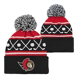 Ottawa Senators NHL Infant Face Off Cuffed Pom Knit Beanie Composite_or_Mixed