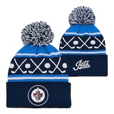 Winnipeg Jets NHL Infant Face Off Cuff Pom Knit Beanie Composite_or_Mixed