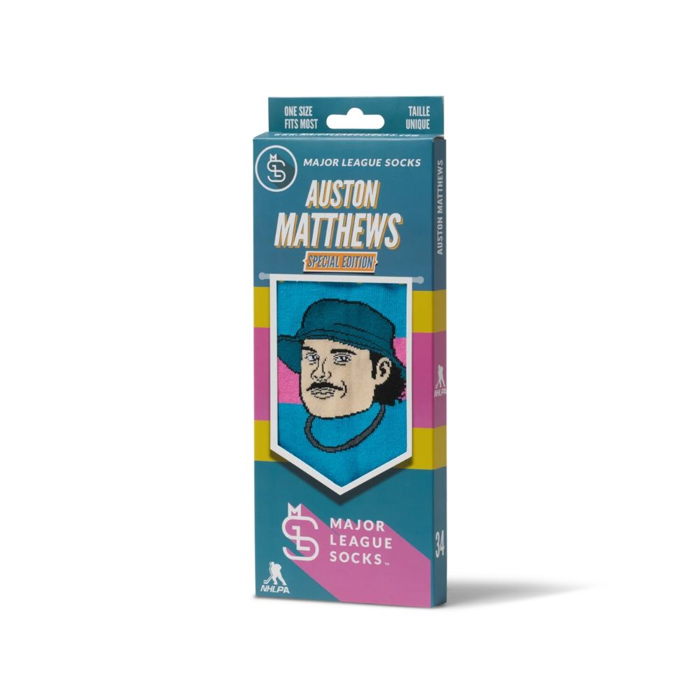 Toronto Maple Leafs Matthews Major League NHL Collectible Socks