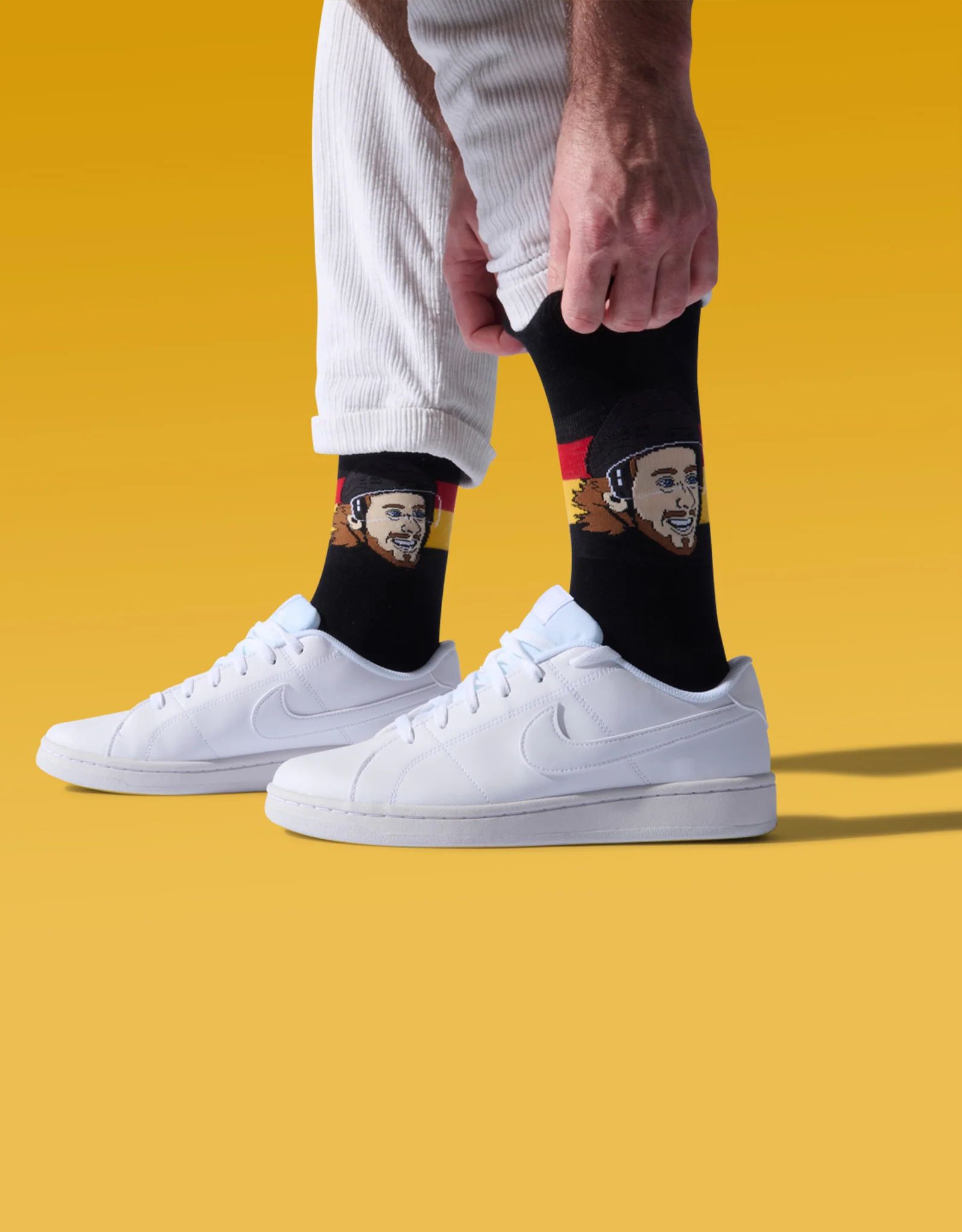 Vancouver Canucks Major League Socks Quinn Hughes Socks