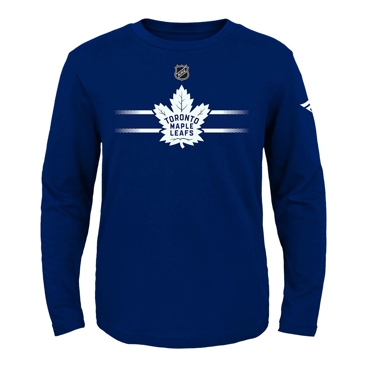 Youth Toronto Maple Leafs NHL Apro Logo Long Sleeve T Shirt
