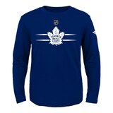 Youth Toronto Maple Leafs NHL Apro Logo Long Sleeve T Shirt Front_Flat