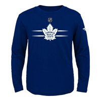 Youth Toronto Maple Leafs NHL Apro Logo Long Sleeve T Shirt Front_Flat