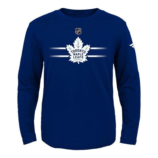 Youth Toronto Maple Leafs NHL Apro Logo Long Sleeve T Shirt