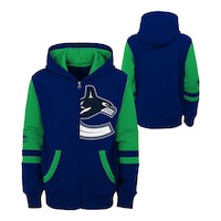 Youth Vancouver Canucks Outerstuff Face Off Full Zip Hoodie Composite_or_Mixed