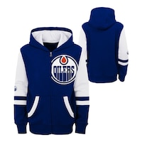 Youth Edmonton Oilers Outerstuff Face Off Full Zip Hoodie Composite_or_Mixed