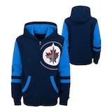 Youth Winnipeg Jets NHL Face Off Full Zip Hoodie Composite_or_Mixed