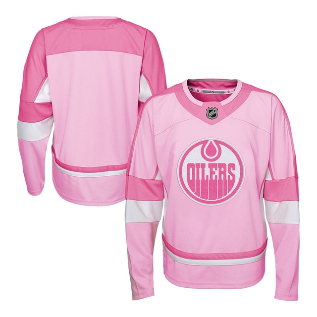Youth Edmonton Oilers NHL Girls' Fashion Jersey