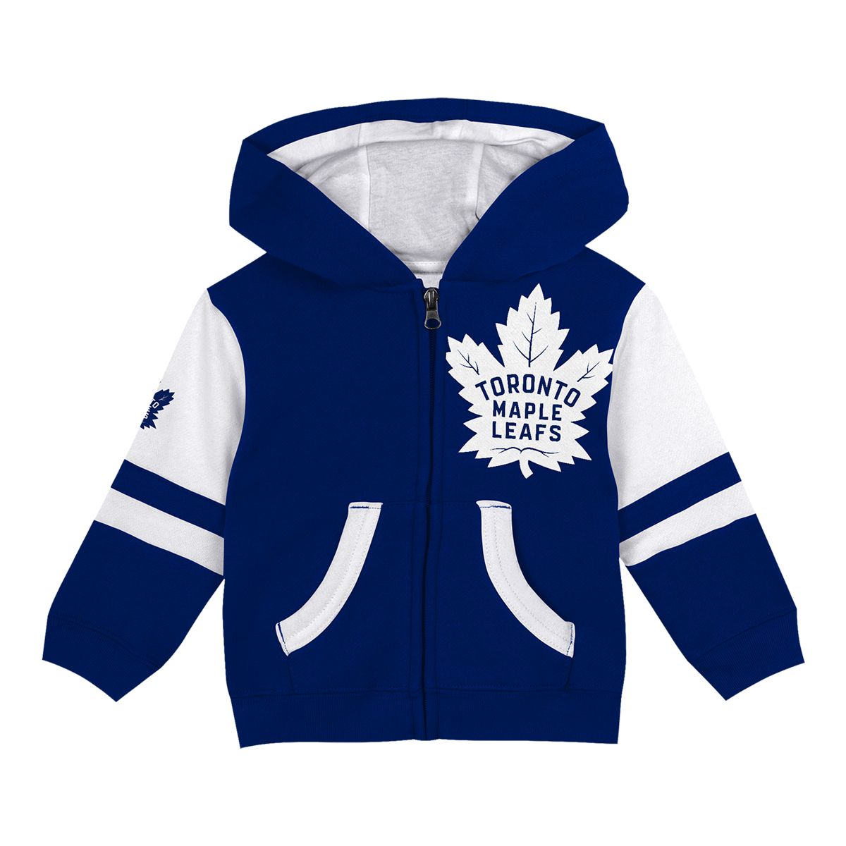 Toddler Toronto Maple Leafs NHL Face Off Full Zip Hoodie