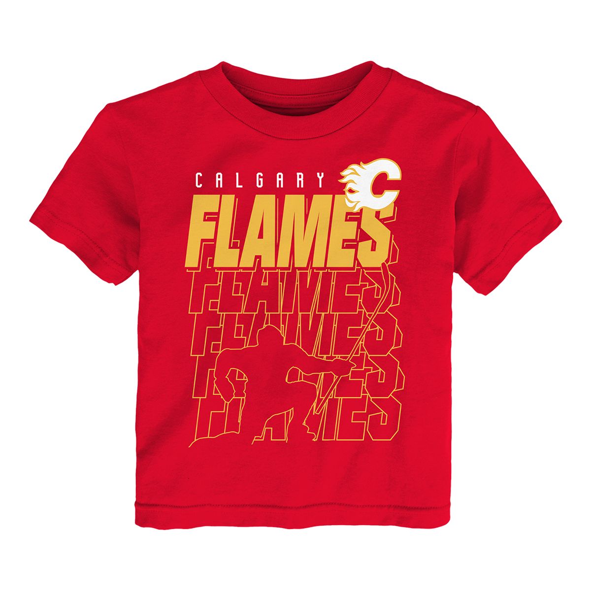 Toddler Calgary Flames Outerstuff Celly Time T Shirt