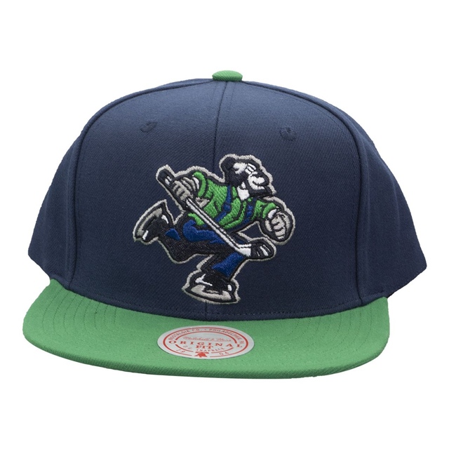 Vancouver Canucks Mitchell & Ness Team Ground 2.0 Pro Snapback Cap