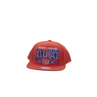 Montreal Canadiens Mitchell & Ness Team Ground 2.0 Dad Cap Front_Angled_Left