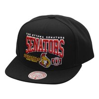 Ottawa Senators Mitchell & Ness Team Ground 2.0 Dad Cap Front_Angled_Left
