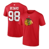 Chicago Blackhawks Fanatics Men's Bedard Authentic Stack Short Sleeve T-Shirt Composite_or_Mixed