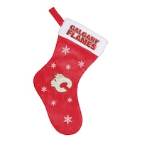 Calgary Flames KDI Snowflake Stocking Front_Flat