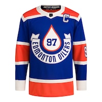 Edmonton Oilers adidas Connor McDavid HC 2023 Prime Jersey Front_Flat