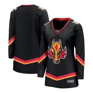 Fanatics Calgary Flames Women's Alt Breakaway NHL Licensed Jersey