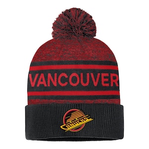 Vancouver Canucks Fanatics Authentic Pro Alternate Cuffed Pom Knit