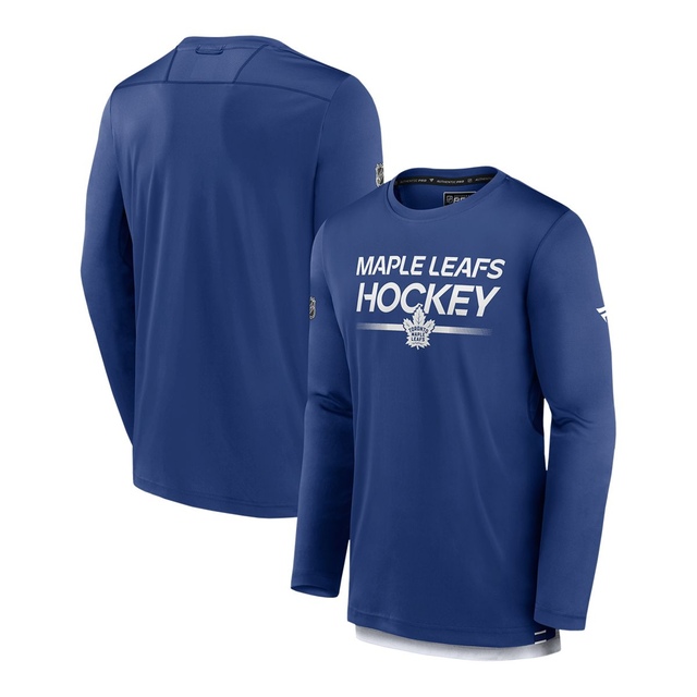 Toronto Maple Leafs Fanatics Authentic Pro Rink Tech Long Sleeve T Shirt