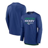 Vancouver Canucks Fanatics Authentic Pro Rink Tech Long Sleeve T Shirt Composite_or_Mixed
