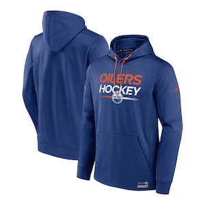 Edmonton Oilers Fanatics Authentic Pro Rink Poly Fleece Hoodie