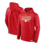 Calgary Flames Fanatics Men's Authentic Pro Rink Poly Fleece Hoodie Composite_or_Mixed
