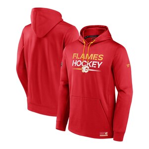 Calgary Flames Fanatics Authentic Pro Rink Poly Fleece Hoodie