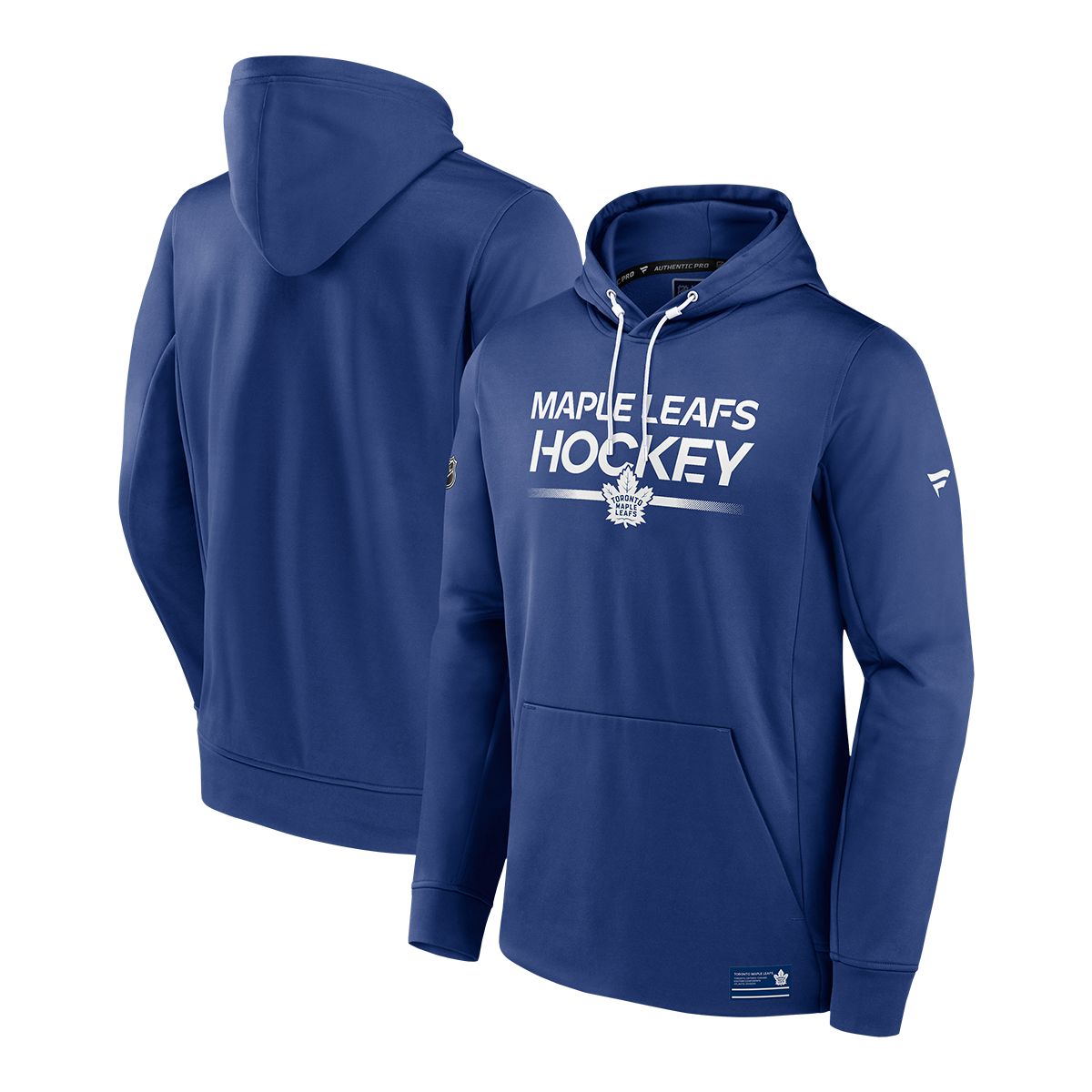Toronto Maple Leafs Fanatics Authentic Pro Rink Poly Fleece Hoodie