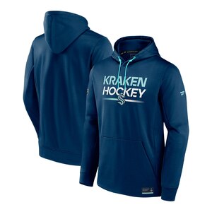 Seattle Kraken Fanatics Authentic Pro Rink Poly Fleece Hoodie