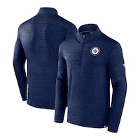 Winnipeg Jets Fanatics Authentic Pro Rink Low 1/4 Zip Long Sleeve Top Composite_or_Mixed