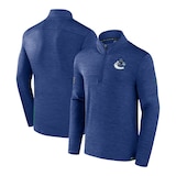 Vancouver Canucks Fanatics Authentic Pro Rink Low 1/4 Zip Long Sleeve Top Composite_or_Mixed