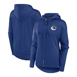 Vancouver Canucks Fanatics Women's Authentic Pro Rink Fleece Full Zip Hoodie Blue Composite_or_Mixed