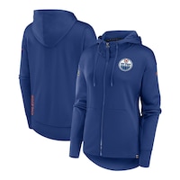Edmonton Oilers Fanatics Women's Authentic Pro Rink Full Zip Hoodie Composite_or_Mixed