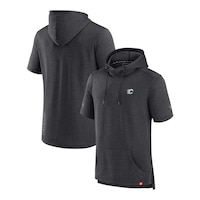 Calgary Flames Fanatics Authentic Pro Road Short Sleeve Hoodie Composite_or_Mixed