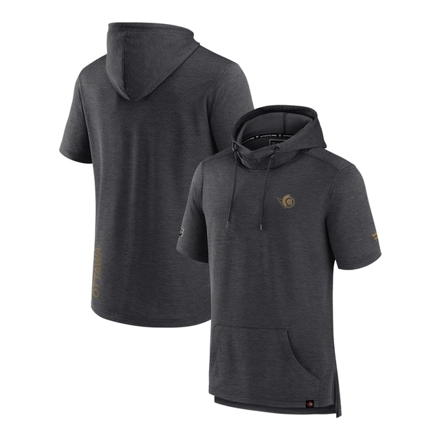 Ottawa Senators Fanatics Authentic Pro Road Short Sleeve Hoodie
