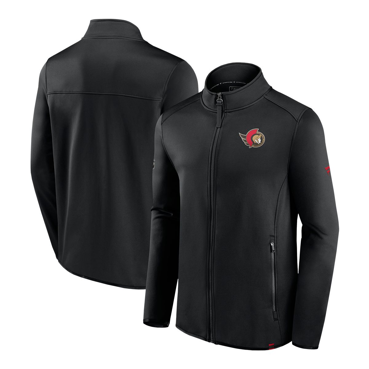 Ottawa Senators Fanatics Authentic Pro Rink Fleece Full Zip Jacket