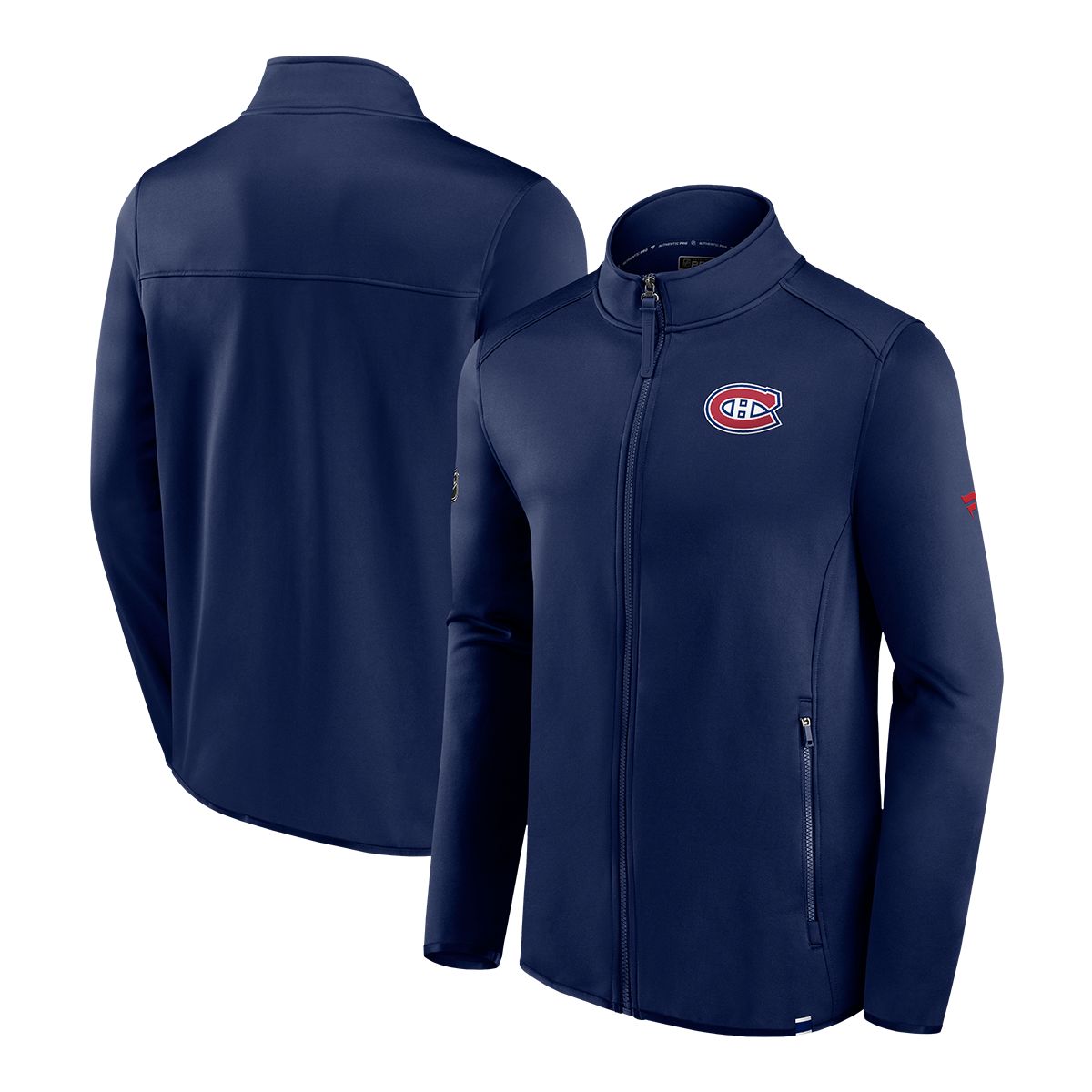 Montreal Canadiens Fanatics Authentic Pro Rink Fleece Full Zip Jacket