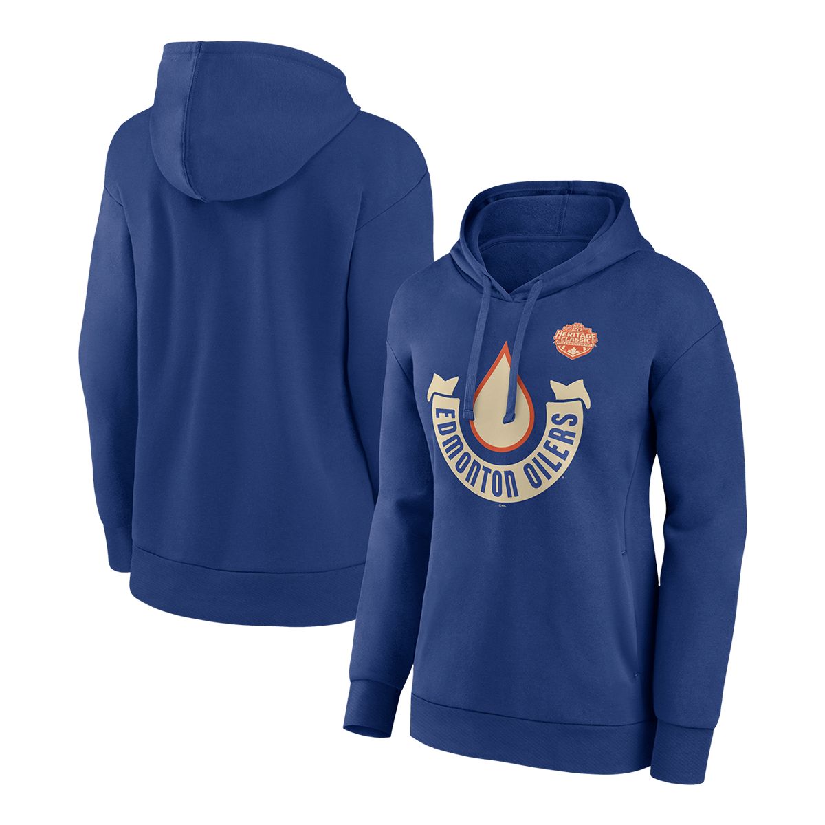 Edmonton Oilers Fanatics Women's Holy Child Primary Logo Hoodie