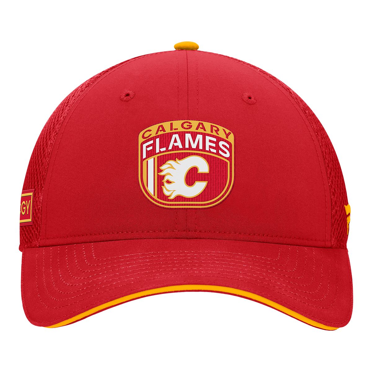 Calgary Flames Fanatics Authentic Pro Draft Structured Trucke 24 Hat