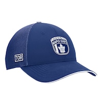 Toronto Maple Leafs Fanatics Authentic Pro Draft Structured Truck Cap Front_Three_Fourths_Angled_Right