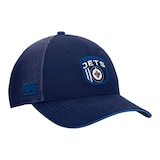 Winnipeg Jets Fanatics Men's Authentic Pro Draft Structured Trucker Hat Front_Three_Fourths_Angled_Right