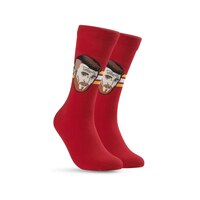 Calgary Flames Huberdeau Major League Collectible Socks Front_Angled_Right