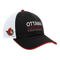 Ottawa Senators Fanatics Authentic Pro Rink Structured Trucker Cap Front_Three_Fourths_Angled_Right