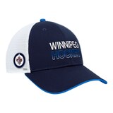 Winnipeg Jets Fanatics Authentic Pro Rink Structured Trucker Cap Front_Three_Fourths_Angled_Right