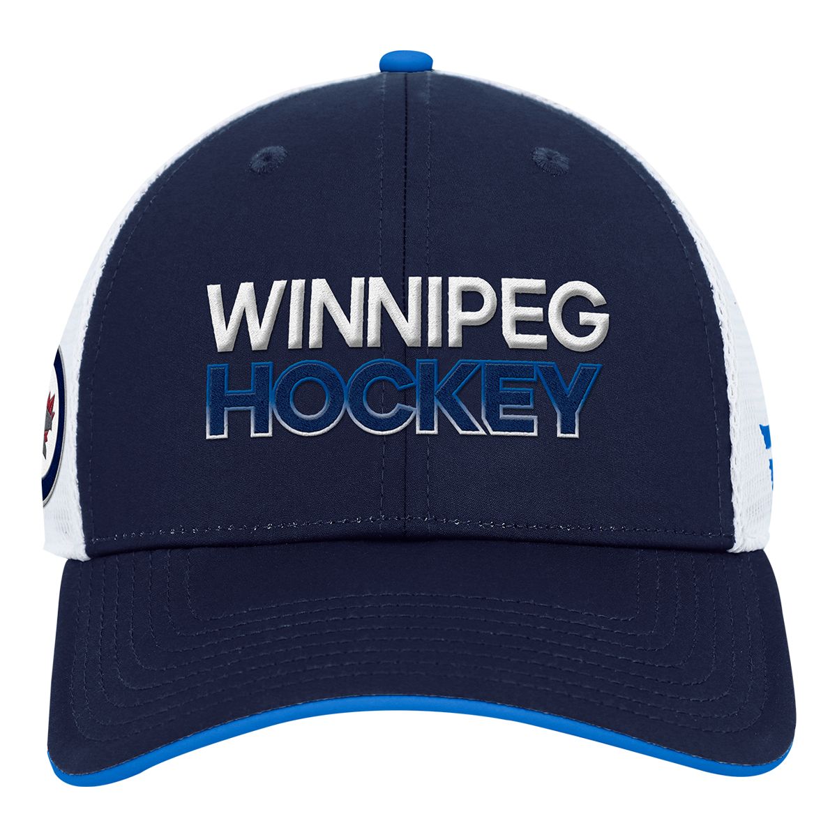 Winnipeg Jets Fanatics Authentic Pro Rink Structured Trucker Cap