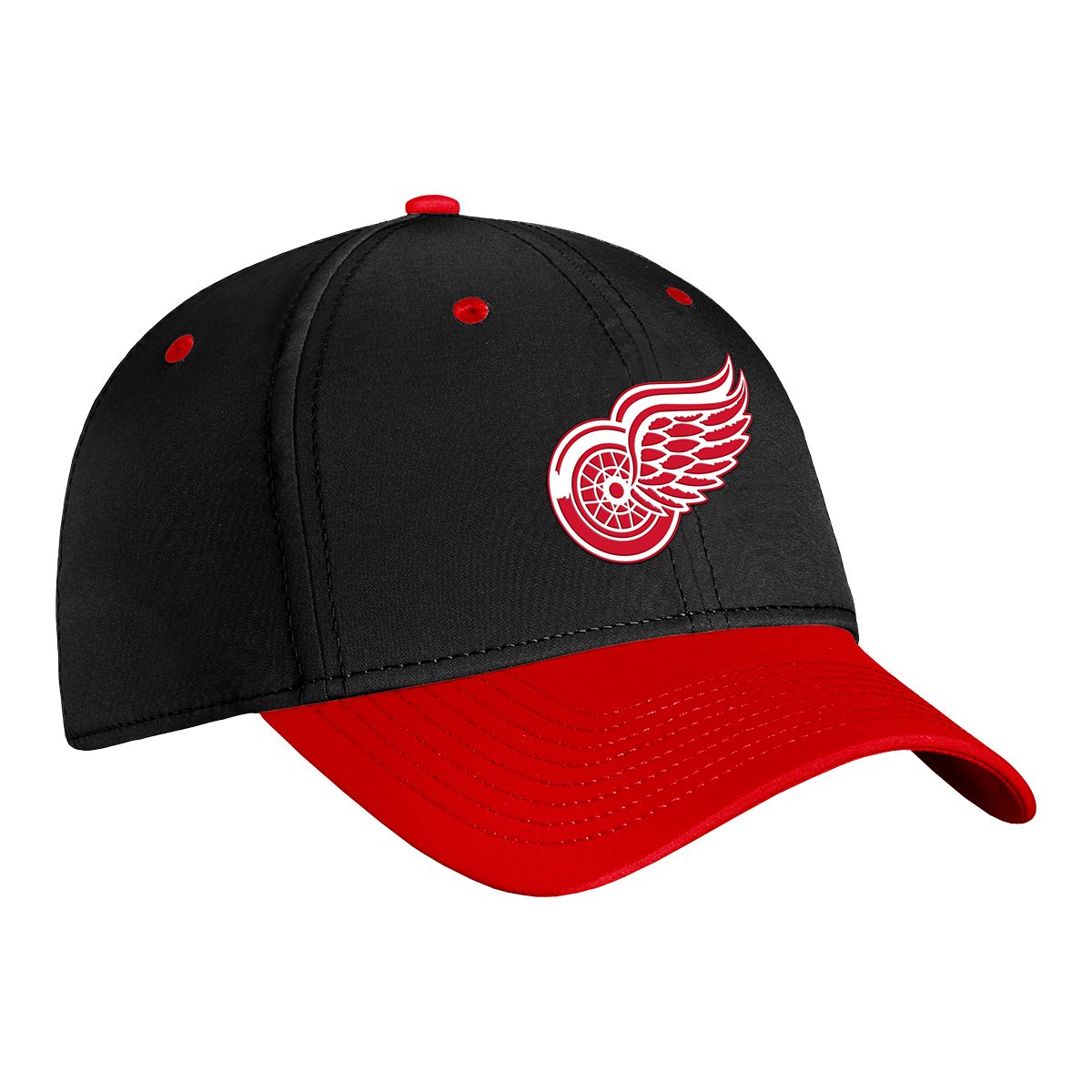 Detroit Red Wings Fanatics Authentic Pro Rink Structured Stretch Cap