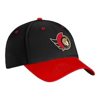 Ottawa Senators Fanatics Authentic Pro Rink Structured Stretch Cap Front_Three_Fourths_Angled_Right